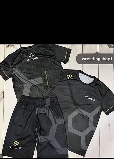 Спортивный комплект RUDIS: футболка и шорты - Назначение: борьба at lalafo.kg Спортивный комплект RUDIS: футболка и шорты - Назначение: борьба