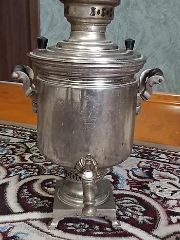 varli ata kasib ata: Qədim samovar, 1870 il, Polad, Vəziyyəti: Əla — 1