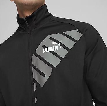 puma nike: Мужской спортивный костюм PUMA (кофта + брюки), черный Размер : XL - — 2
