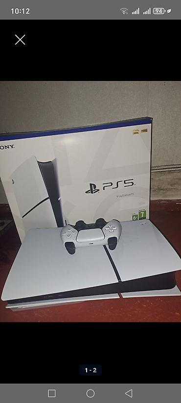 playstation aparatı: Sony PlayStation 5 oyun konsolu - Model: PS5 (Sony PlayStation 5) - — 1