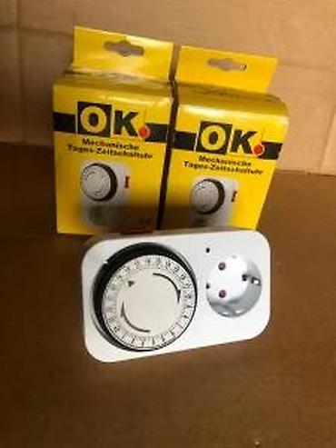 Ostali elektro materijali: Mehanički dnevni tajmer za struju – OK / Everflourish Opis: - Utična — 11