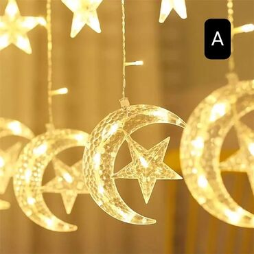 Yolka işıqları: İşıqlar Ulduz işıqlar Şekilleri çevirerek formalara ve ölçüsüne baxa — 8