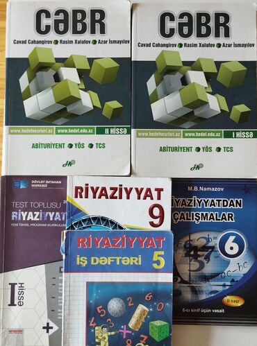 namazov qiymetlendirme testleri cavablari: Cəbr test topluları yep-yenidir, heç üzü açılmayıb belə. Qalan