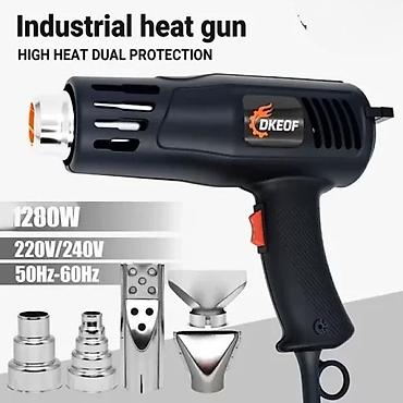 rucni nosko: Industrijski toplotni pištolj DKEOF T-221 1280W NOVO. Industrijski — 2