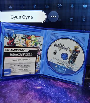 playstation disk: Kingdom hearts 3 Diski Satilir ideyal veziyetdedi