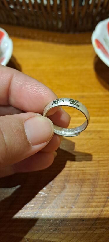 Кольцо серебро 999° пробы. Размер регулируется