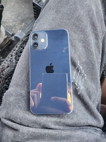 mini telfonlar: IPhone 12 mini, 64 GB, Blue Titanium, Face ID