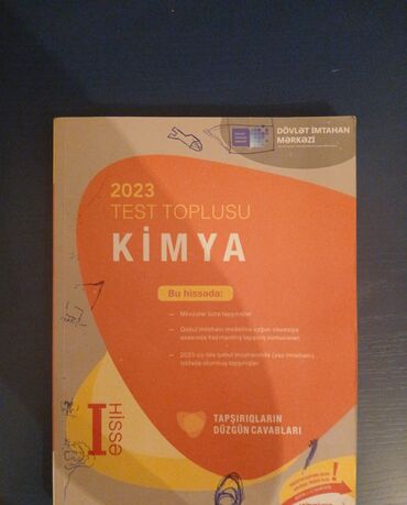 Velosiped ehtiyyat hissələri: Məhsul: 2023 “Test Toplusu – Kimya”, Hissə I (Dövlət İmtahan Mərkəzi)