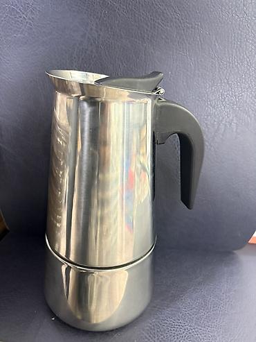 qoyun eti: Espresso qəhvə qabı – 9 fincan, paslanmayan polad - Material — 4