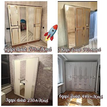 bez dolab: Yeni, 3 qapılı, Güzgülü, Ağ, Açılan, Düz dolab — 1