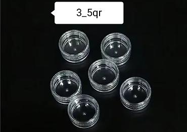 Другое: Şəffaf plastik qablar dəsti - Material: şəffaf plastik - Qapaqlı — 1