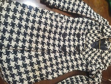 Paltolar: Qadın palto – qara-ağ “houndstooth” (itburnu) naxışlı - Stil — 4
