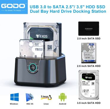 usb c hub: Док-станция 2.5/3.5 для жестких дисков и твердотельных накопителей с