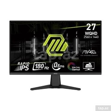 Monitorlar: MSI MAG 275QF 27 düymlük 2K Oyun Monitoru 💎Brend: MSI 💎Ekran Ölçüsü — 1