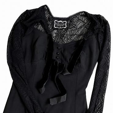mona monton: NOVA GOTHIC haljina KILLSTAR - BAT TO THE BONE - BLACK prelepa, sexy — 6