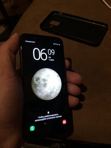 samsung j5 qiyməti: Samsung Galaxy A6, rəng - Qara, Barmaq izi