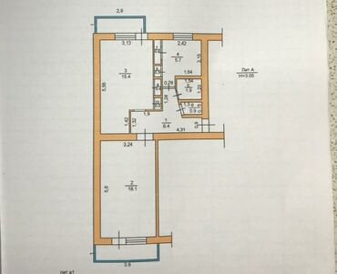 Продажа квартир: 2 комнаты, 50 м², Индивидуалка, 3 этаж, Старый ремонт