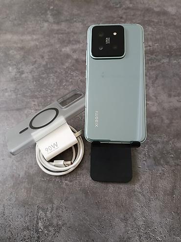 камера 4к: Xiaomi, 14, Б/у, 256 ГБ, цвет - Зеленый, 2 SIM — 2