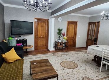 3 ком квартира бишкек: 3 бөлмө, 89 кв. м, 104-серия, 1 кабат, Евроремонт