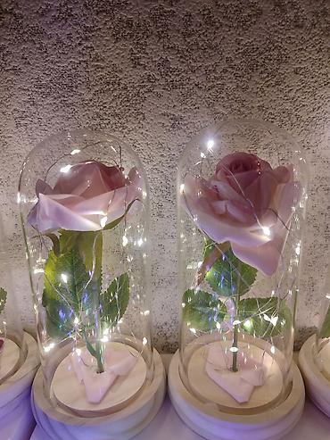 sunset lamp: Роза в колбе — готовый подарок, который производит впечатление — 6