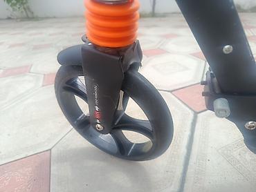 velo skuter: Şəhər üçün böyük təkərli mexaniki skuter - Güclü şassi və yüngül — 5