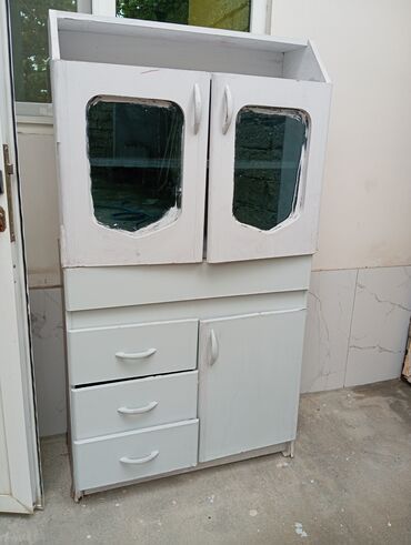 Другие товары для дома: Mətbəx üçün kombinə olunmuş şkaf - Rəng: ağ - Material: taxta - Üst
