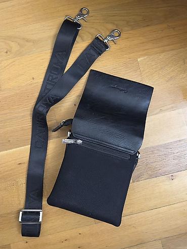 macbook canta: Çiyin çantası – Catriona - Rəng: Qara - Material: Ön hissə tekstil — 3
