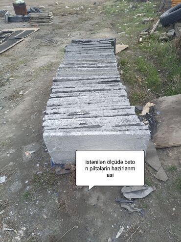 1 kub beton: Hər ölçüdə üzlük daşlar və beton plitələr