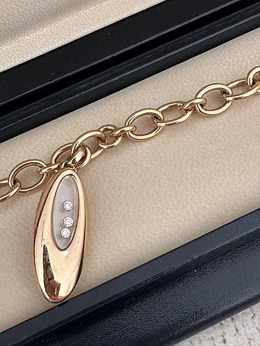 braslet: Chopard 18K qızıl bilərzik – Happy Diamonds kolleksiyası - Brend — 2