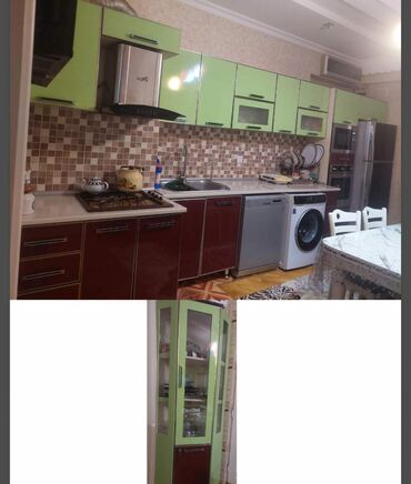 Metbex mebeli satilir 300 azn olcu 5 metr. Uzerinde moyka qaz peci