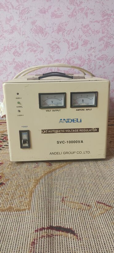 çetinkaya stabilizator: Andeli markalı SVC-10000VA model avtomatik gərginlik tənzimləyicisi