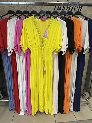 baletanke 2018: Ženska letnja haljina – boho/kaftan kroj, midi dužina 2200 Din S M L — 3