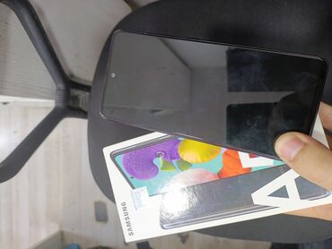 Samsung: Samsung Galaxy A51, 64 GB, rəng - Qara, Sensor, Barmaq izi, İki sim kartlı