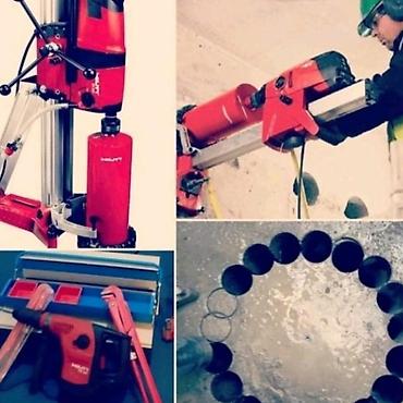 Beton işləri: Beton deşmə və kəsim xidməti - Hilti markalı stasionar və əl tipli — 1
