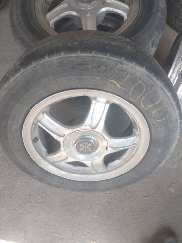 купить диск на 16 бу: Дөңгөлөктөр монтажда R 15, Колдонулган, Комплект, Жеңил унаалар, Куйма, тешиктери - 5