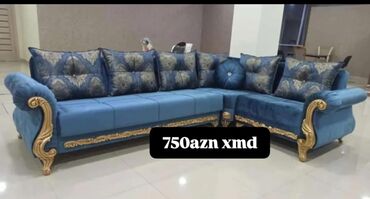 Masa və oturacaq dəstləri: Künc divan, Yeni, Vеlur parça