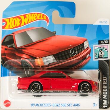 oyuncaq fiqurlar: Hot wheels 89 Mercedes Benz 360 SEC AMG