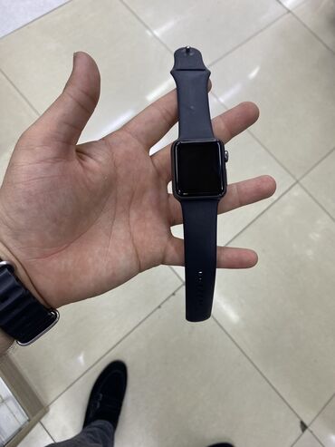 apple watch adapter: İşlənmiş, Smart saat, Apple, Sensor ekran, rəng - Qara