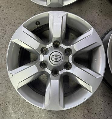 4 7: Литые Диски R 17 Toyota, Комплект, отверстий - 6, Б/у — 6