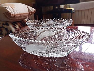 Digər dəstlər və servizlər: Məişət qabları dəsti 2ci əl - 2 ədəd dekorativ porselen oval boşqab — 10