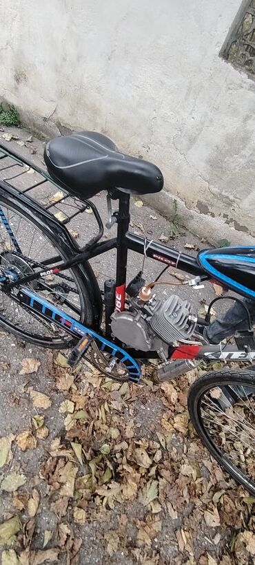 Mopedlər,skuterlər: Benzin mühərrikli velosiped - Çərçivə: PILOT markalı şosse/şəhər — 8