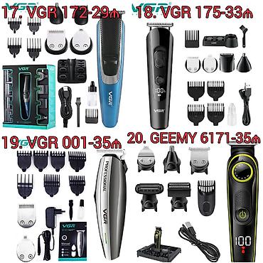 Trimmerlər və saç qırxan maşınlar: Saç qırxan maşın, Yeni, Pulsuz çatdırılma, Ödənişli çatdırılma, Rayonlara çatdırılma — 5