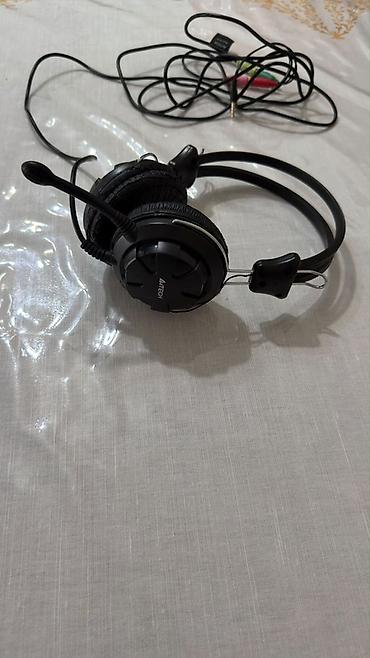 audio technica ath m50: A4Tech simli qulaqlıq-mikrofon (headset) - Qulaqüstü dizayn — 2