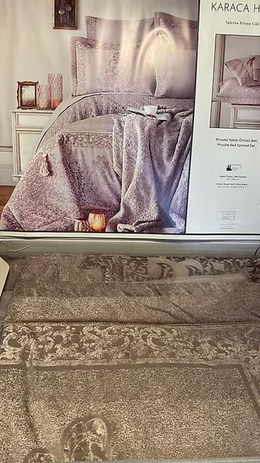 kendir ipi: KARACA HOME – Private Bed Spread Set (Valeria Prime Gül Kurusu) — 3