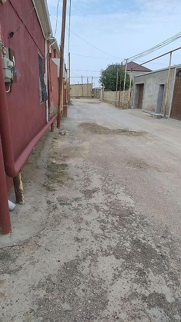 Bir otaqlı kiçik həyət evi - Plan: 1 geniş otaq, dəhliz, mətbəx üçün