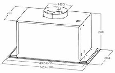 кухонные вытяжки установка: Модель: MH60P450GB 📏 Размер (Ш×ГхВ): 60 × 60 x 13 см. 🎛️ Тип