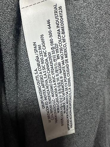 Şəxsi əşyalar: Sviter, Massimo Dutti, L, rəng - Boz — 4