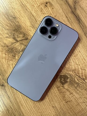 Apple iPhone: IPhone 13 Pro Max, Б/у, 256 ГБ, Blue Titanium, Защитное стекло, Коробка, 86 %