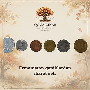 Ermənistan qəpiklərdən ibarət set. Tərkib: - 1 drahm - 10 drahm - 20 lalafo.az -da Ermənistan qəpiklərdən ibarət set. Tərkib: - 1 drahm - 10 drahm - 20