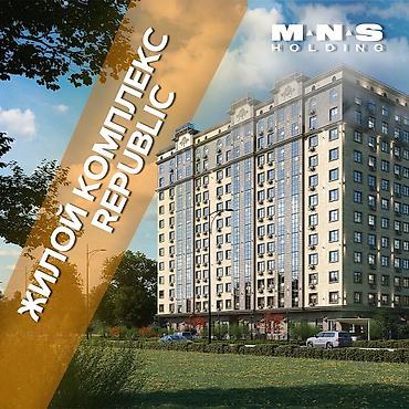 80: 2 комнаты, 80 м², Аламедин-1 мкр Элитка, 6 этаж, ПСО (под самоотделку) — 3